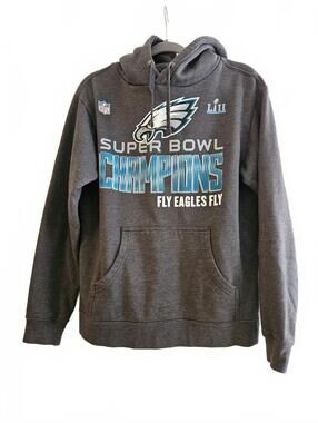 NFL Pro Line Fanatics Philadelphia Eagles Super Bowl LIII Champions Hoodie Med